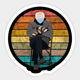 Bernie Sanders Inauguration Meme Sticker